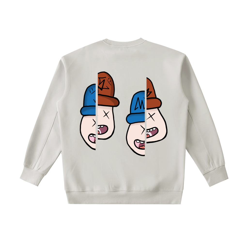 STRIKER SPLIT Heavyweight Crewneck Sweatshirt