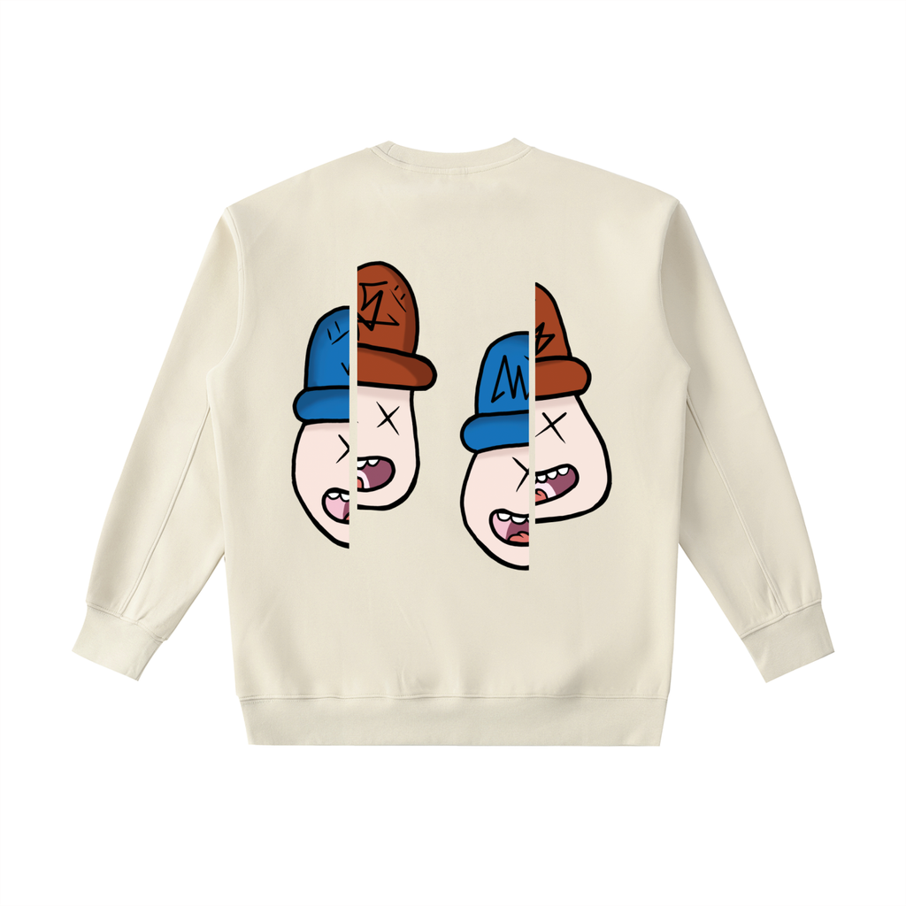 STRIKER SPLIT Heavyweight Crewneck Sweatshirt