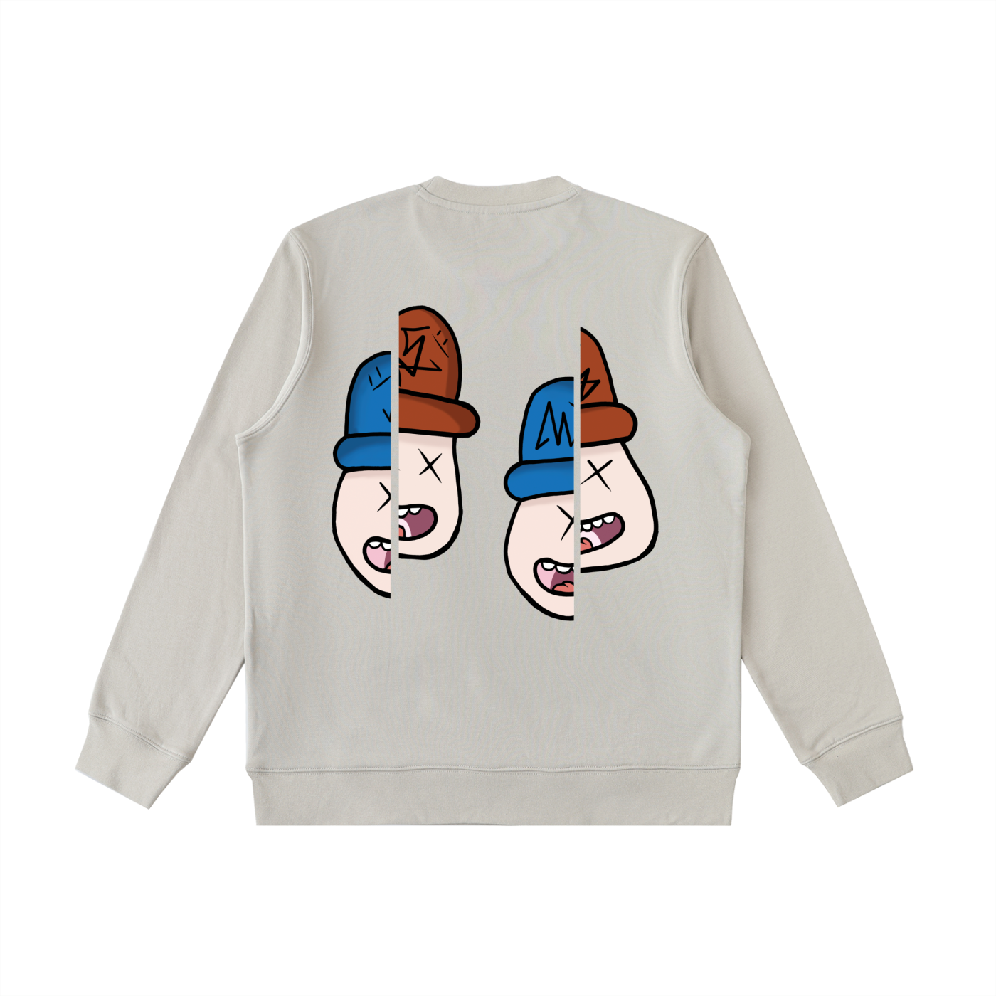 STRIKER SPLIT Crewneck Sweatshirt