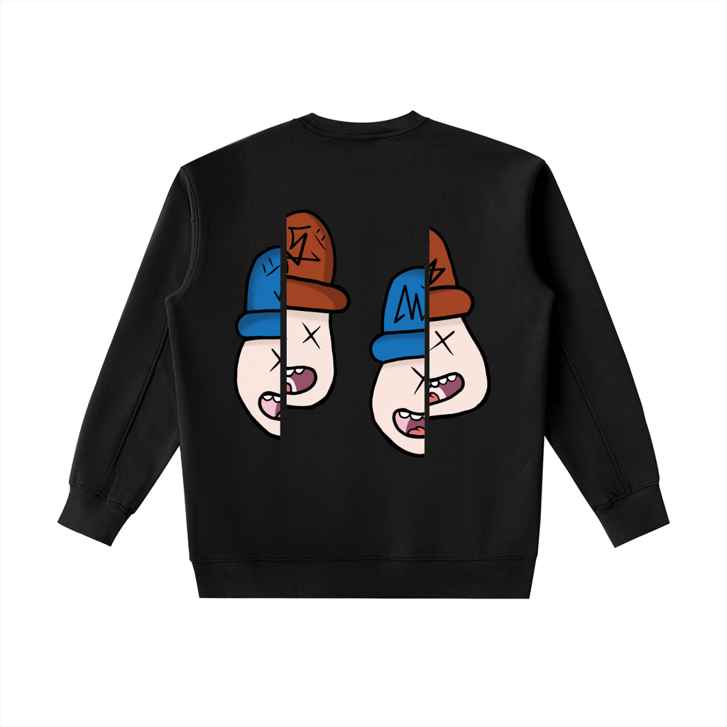 STRIKER SPLIT Heavyweight Crewneck Sweatshirt