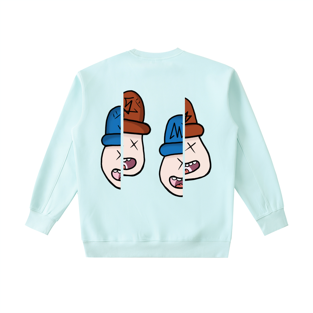 STRIKER SPLIT Heavyweight Crewneck Sweatshirt